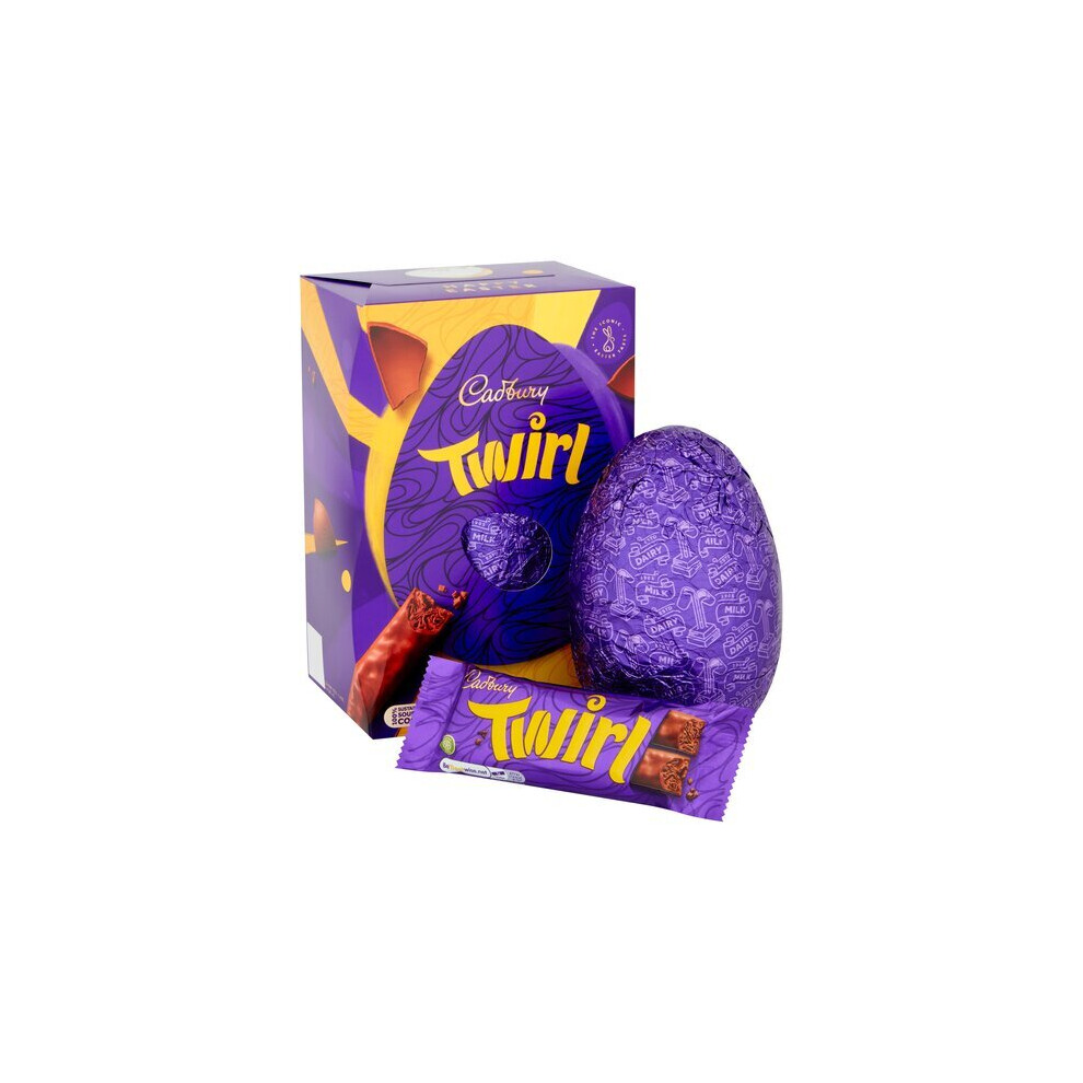 (Pack Of 12) Cadbury Twirl Easter Egg 198G