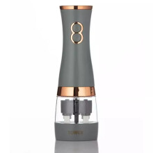 Tower T847004GRY Salt & Pepper Mill, Ceramic Grey and Rose Gold