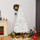 Costway 5 FT White Artificial Christmas Tree Xmas Pine Tree w/Solid Metal Legs 3