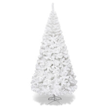 5 FT White Artificial Christmas Tree Xmas Pine Tree w/Solid Metal Legs