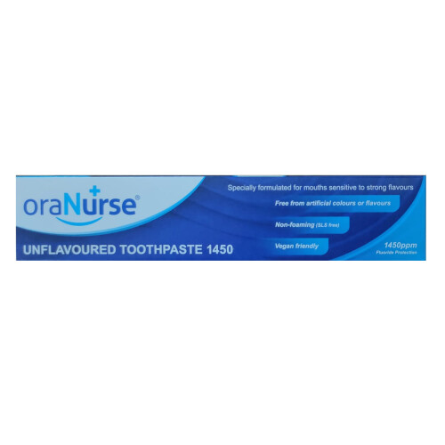 Oranurse Oranurse Unflavoured Toothpaste 1450ppm Fluoride Protection - 50ml X 2