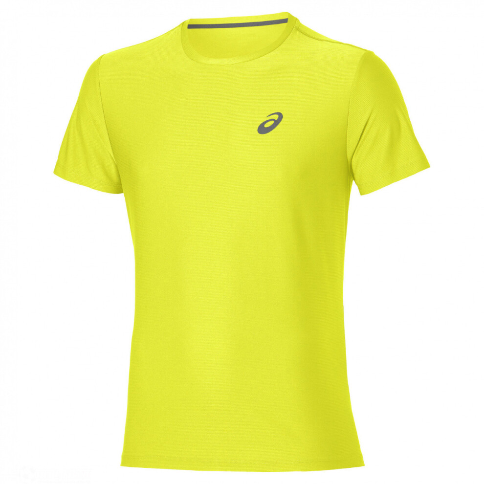 Asics Women's Running T-Shirt (Size XS) Sulphur Spring Short Sleeve Top - New