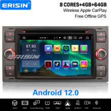 64GB 8-Core Android 12 Car Stereo Ford Focus Transit S/C-Max Mondeo Kuga Fiesta DAB+ Satnav CarPlay