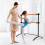 Casart 4ft Ballet Barre Freestanding Double Dance Bar Height-Adjustable 100kg 3