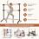 Casart 4ft Ballet Barre Freestanding Double Dance Bar Height-Adjustable 100kg 8