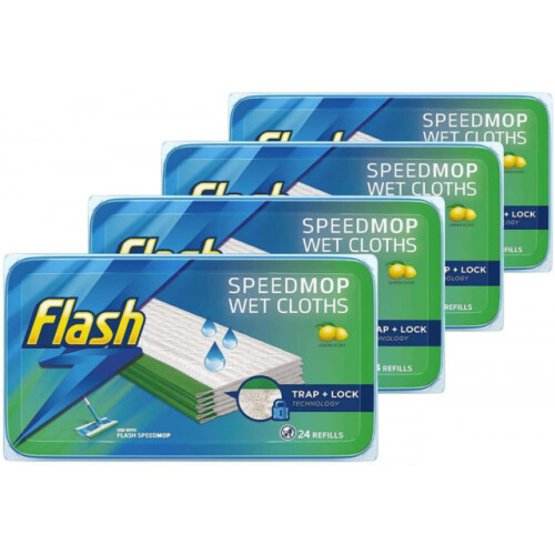 Flash Flash Speedmop Wet Cloth Lemon | 96 Refills