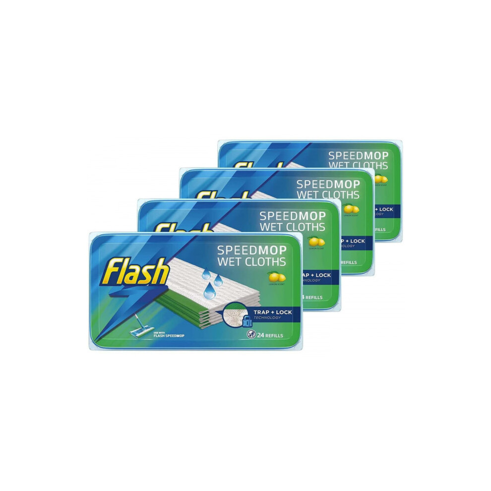 Flash Speedmop Wet Cloth Lemon | 96 Refills