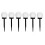 6x Solar Round Ball Globe LED Garden Path Ground Lights Stake Lighting 1