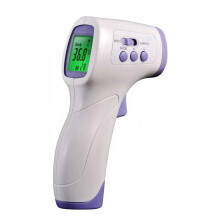 Non-Contact Infrared Thermometer - 3-Color Backlit LCD, Forehead/Body Use, 0.5s, 30-50mm, Auto Off, Medical Standard