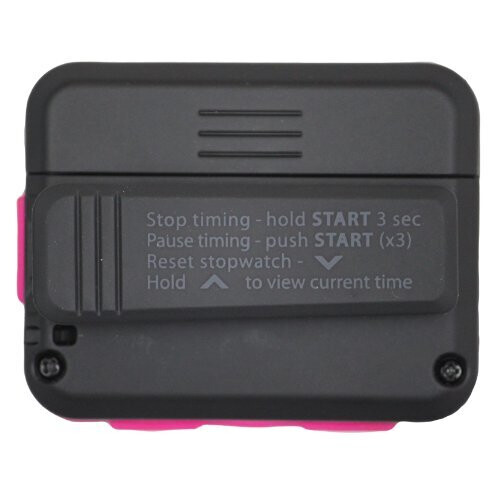 Gymboss miniMAX Interval Timer and Stopwatch - Black / Pink SOFTCOAT 1