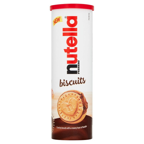 Biscuits filled with hazelnut spread with cocoa 166g (Pack of 20)