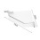 Living And Home (Silver) Bathroom Corner Shelf Adhesive Shower Organiser 5