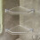 Living And Home (Silver) Bathroom Corner Shelf Adhesive Shower Organiser 3