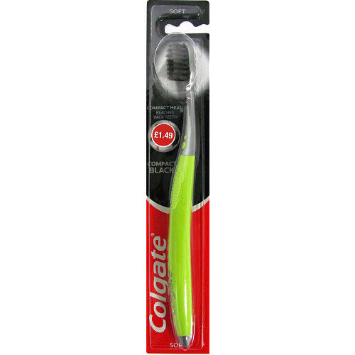 Colgate Colgate Toothbrush Compact Black (Pack of 6) 2