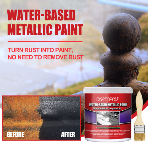 Metal Surfaces Rust Remover Chassis Rust Converter Repair Car Water-Based Primer 1