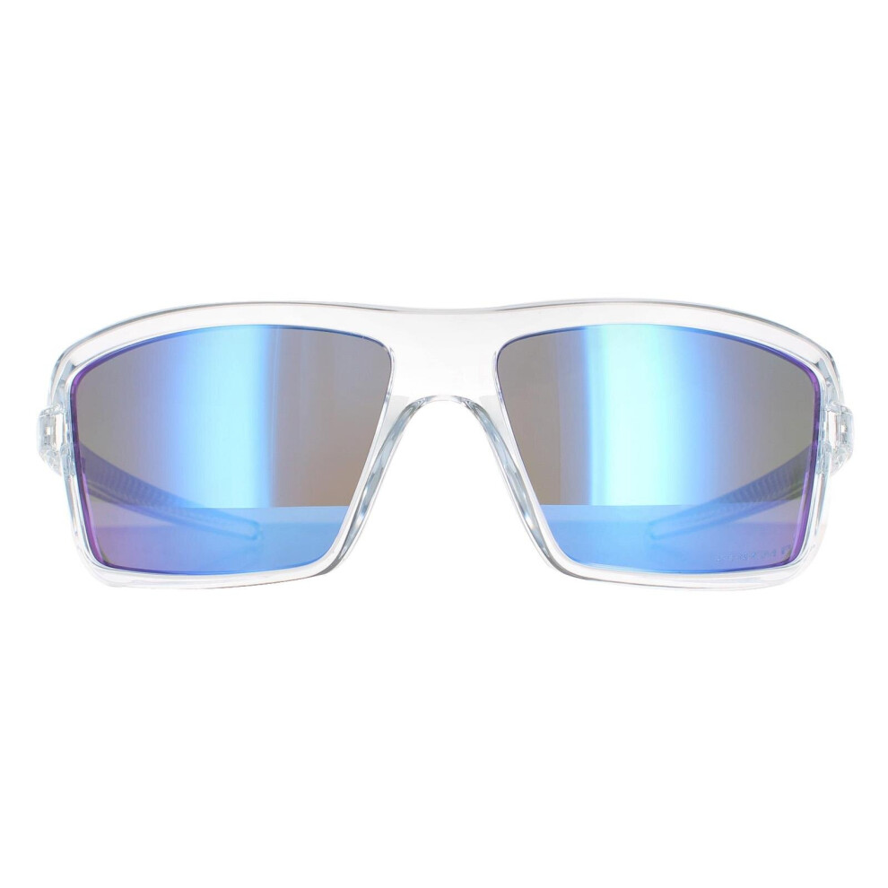 Oakley Sunglasses Cables OO9129-05 Polished Clear Prizm Sapphire Polarized