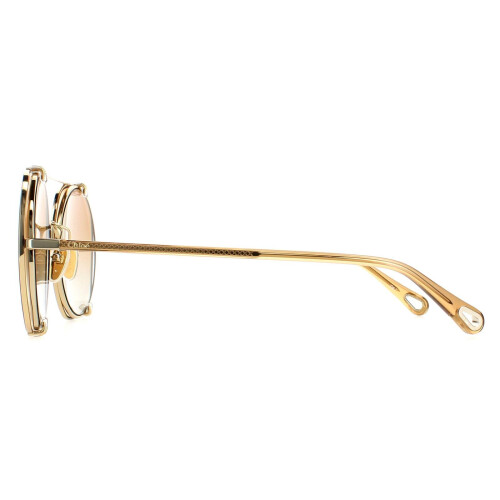 Chloe Chloe Sunglasses CH0042S 003 Gold  Orange Gradient 2