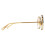 Chloe Chloe Sunglasses CH0042S 003 Gold  Orange Gradient 4