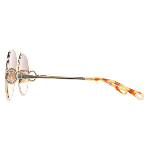 Chloe Chloe Sunglasses CH0145S 002 Gold Havana Green Gradient 2