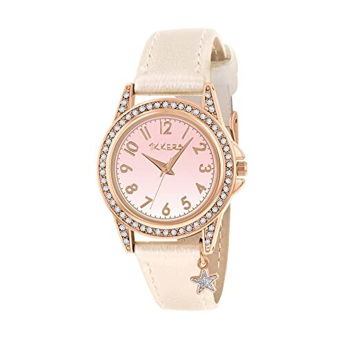 Tikkers Girl's Analog Quartz Watch with Polyurethane Strap TK0203
