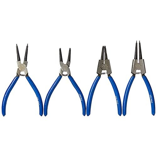 us pro US PRO B2059 4pc 6" Circlip, Snap Ring Pliers, Internal External 150mm 2