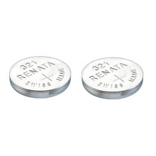 2 x Renata 321 Watch Battery Swiss Made Silver Oxide 1.5V Also Known as SR616SW