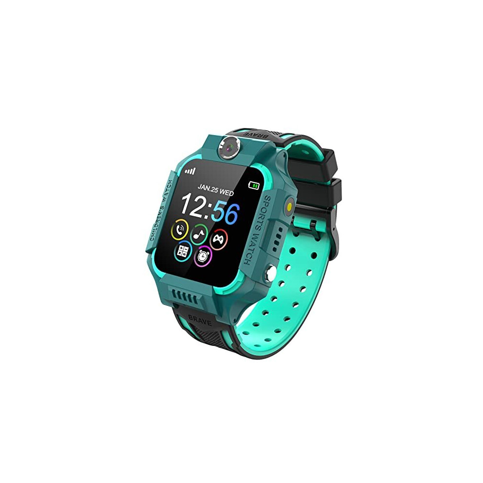Pthtechus Kids Smartwatch For Boys Girls Phone Games Video Smart Watch For Kids Children With Pedometer Camera Music Player Sos Flashlight Birthday