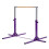 (Purple) Gymnastics Bar Adjustable Horizontal Kip High Bars 1