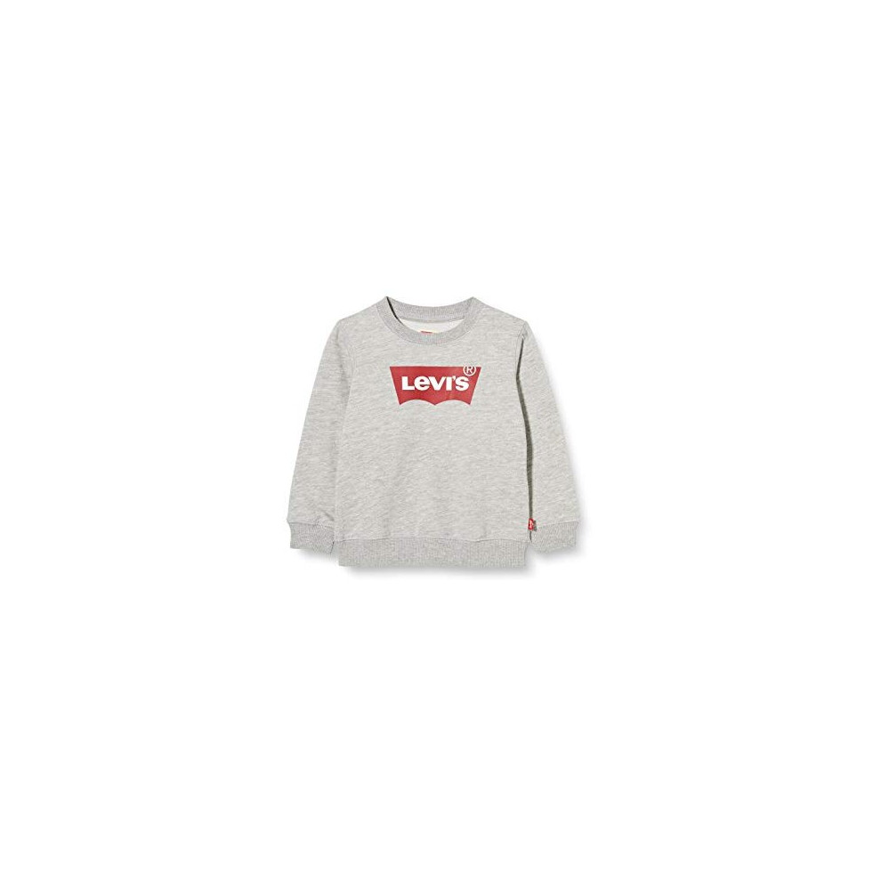 Levi's Kids Baby Boys Sweatshirt Lvb Batwing Crew Grey Heather 3 Months