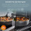 Tower Tower T900140 Freedom 13pc Detachable Handles Cookware Set, Cerastone Coating, Stackable, Induction Ready, Graphite 4