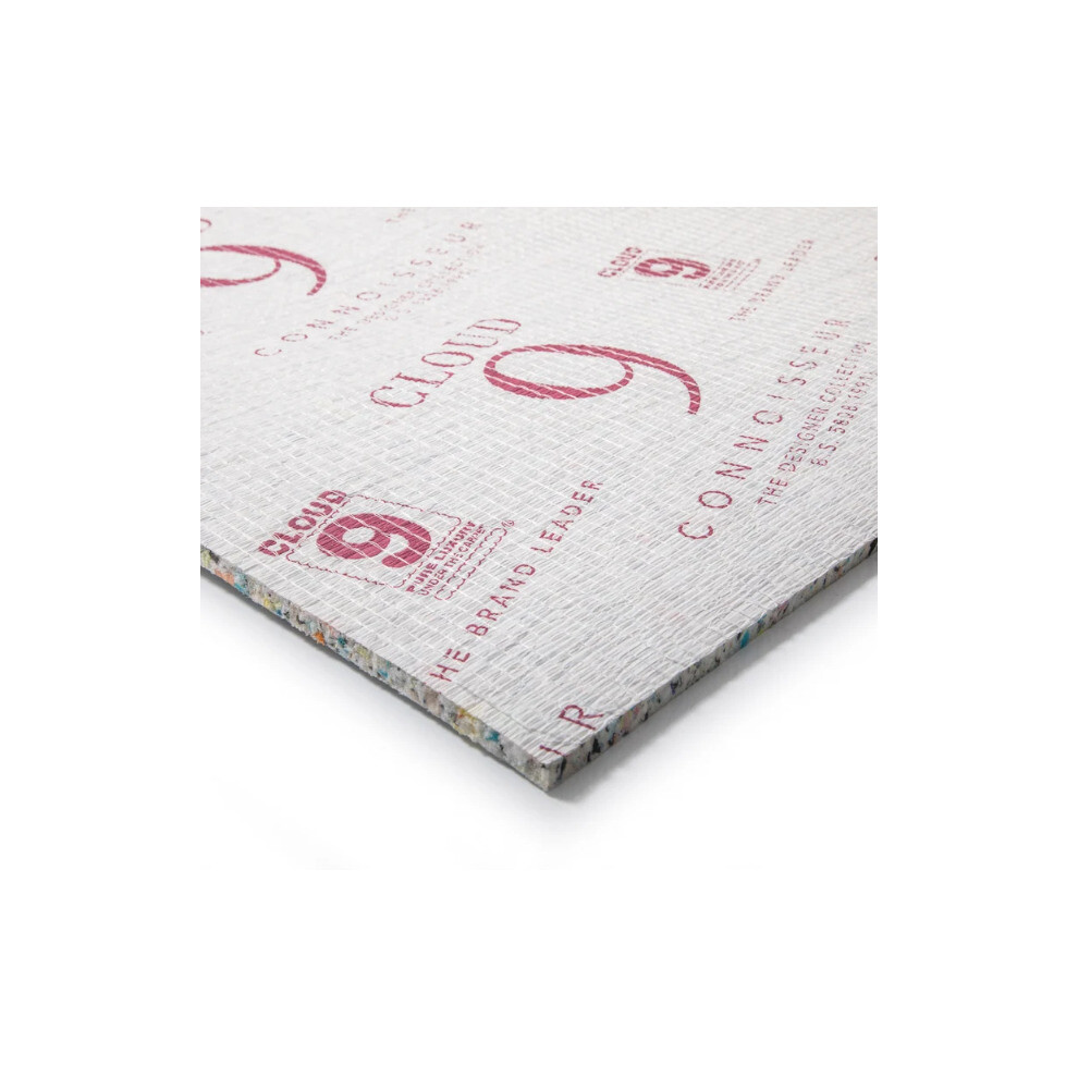 (Half Roll (7.5M2)) Cloud 9 Connoisseur 10Mm Pu Foam Carpet Underlay 15M2 5056524036259
