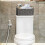 (Grey) AAMEN Bathroom Rope Storage Basket with Handles 7