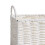 (White) AAMEN Bathroom Rope Storage Basket with Handles 2