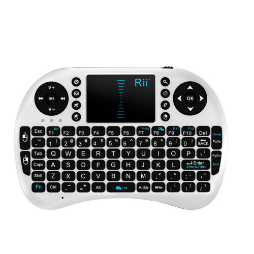 (black) 2.4G Rii Mini i8+ Wireless Keyboard 2