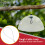 SPARES2GO Squirrel Baffle Dome Adjustable Hook Bird Feeder Hanging Guard (Pack of 4) 4
