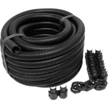 10m x 20mm Flexible Conduit Contractor Pack with Glands and Locknuts