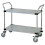 Quantum Storage WRC-1836-2G Solid Shelf Mobile Utility Carts - 18 x 36 in. 1