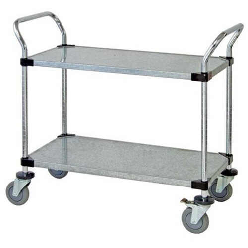 Quantum Storage WRC-1836-2G Solid Shelf Mobile Utility Carts - 18 x 36 in.