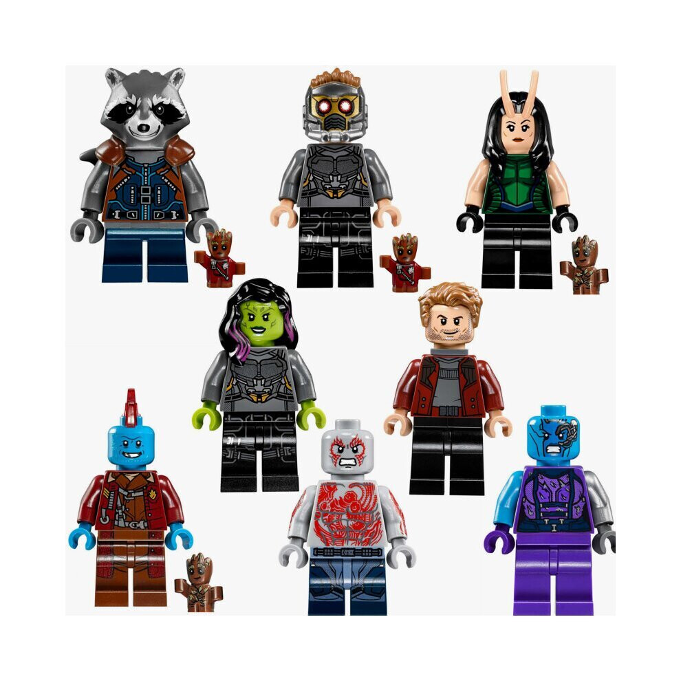 Guardians of the Galaxy Mini Building Blocks 8Pcs Model Toy Fit Lego