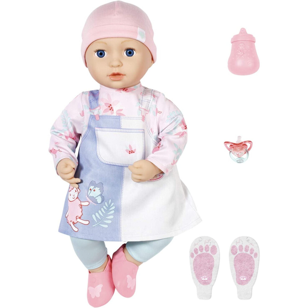 Baby Annabell 705940 Mia 43cm-for Toddlers 2 Years & Up-Promotes Empathy & Social Skills-Includes Doll, Clothing & Accessories