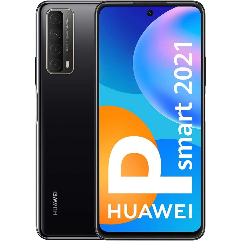 Huawei P smart 2021 - Smartphone 128GB, 4GB RAM, Dual Sim, Midnight Black