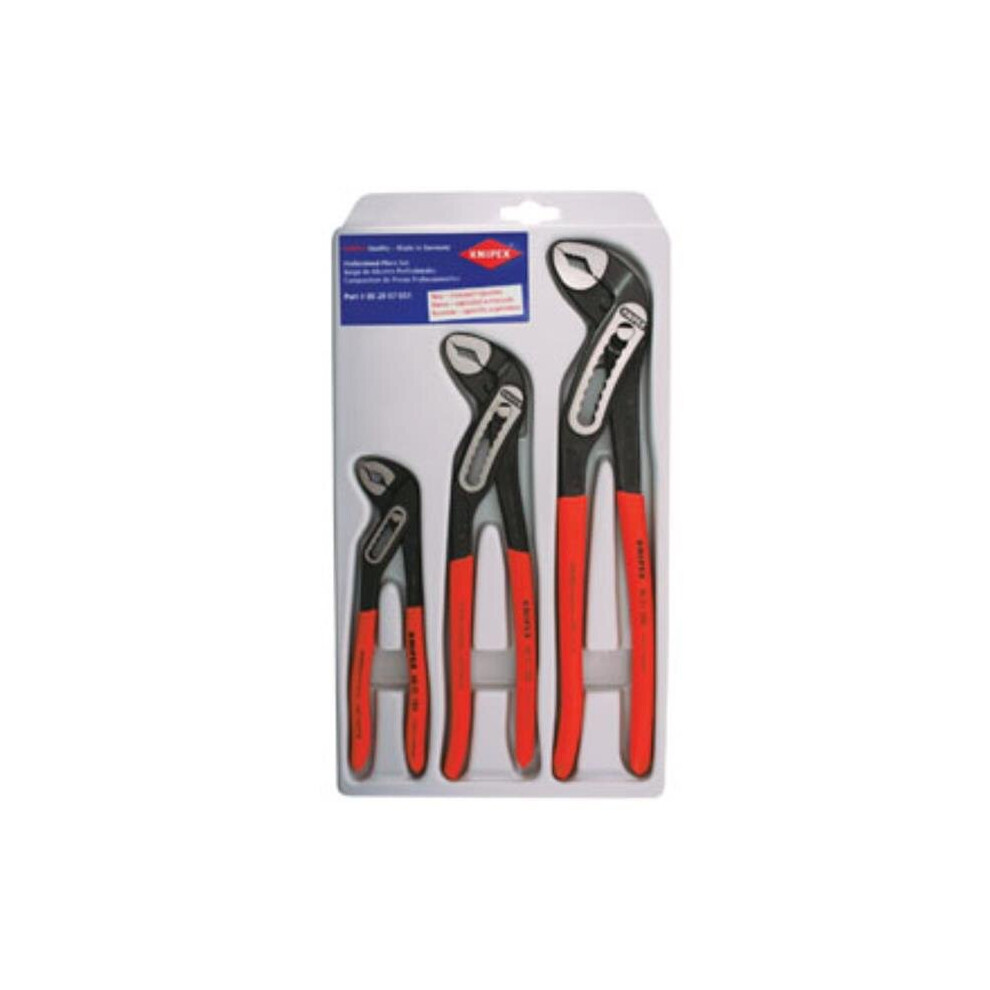 Knipex KNT-002007US1 Alligator Pliers Set - 3 Piece