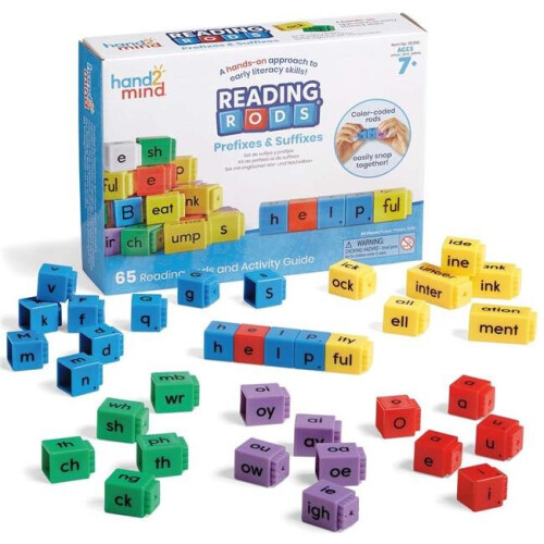 Learning Resources Learning Resources HTM95396 Reading Rods Prefixes Suffix & Root