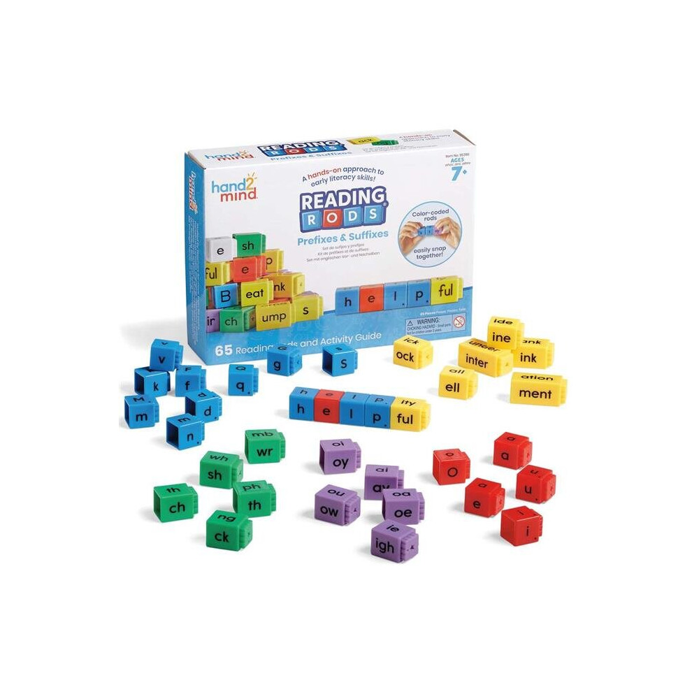 Learning Resources Htm95396 Reading Rods Prefixes Suffix & Root