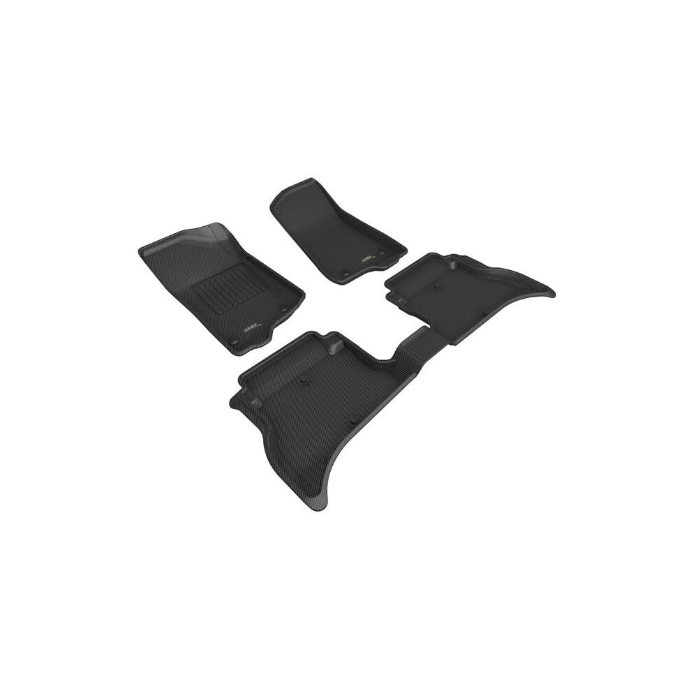 3D Maxpider L1jp02401509 Custom Fit Floor Mat Compatible For 2021-2023 Jeep Wrangler Unlimited 4Xe Kagu R1 R2, Black 190204058683