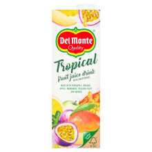 Del Monte Tropical Fruit Juice Drink with Sweeteners 1L (Pack of 6)