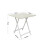 Living And Home (White) Folding Wooden Dining Table 70x70cm 3
