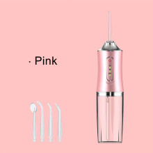 (  Pink) Water Jet Dental Teeth Flosser Electric Oral Irrigator Tooth Cleaner Floss