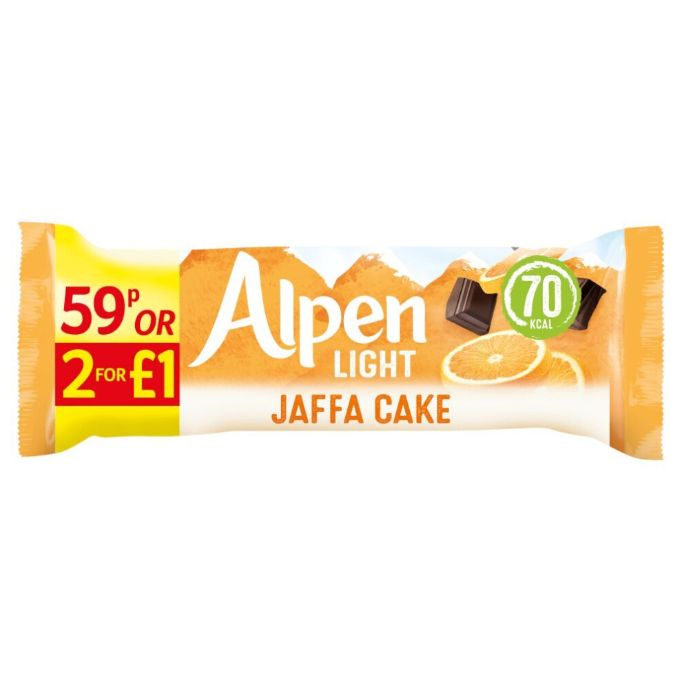 Alpen Light Bar Jaffa Cake 19g (Pack of 24 )