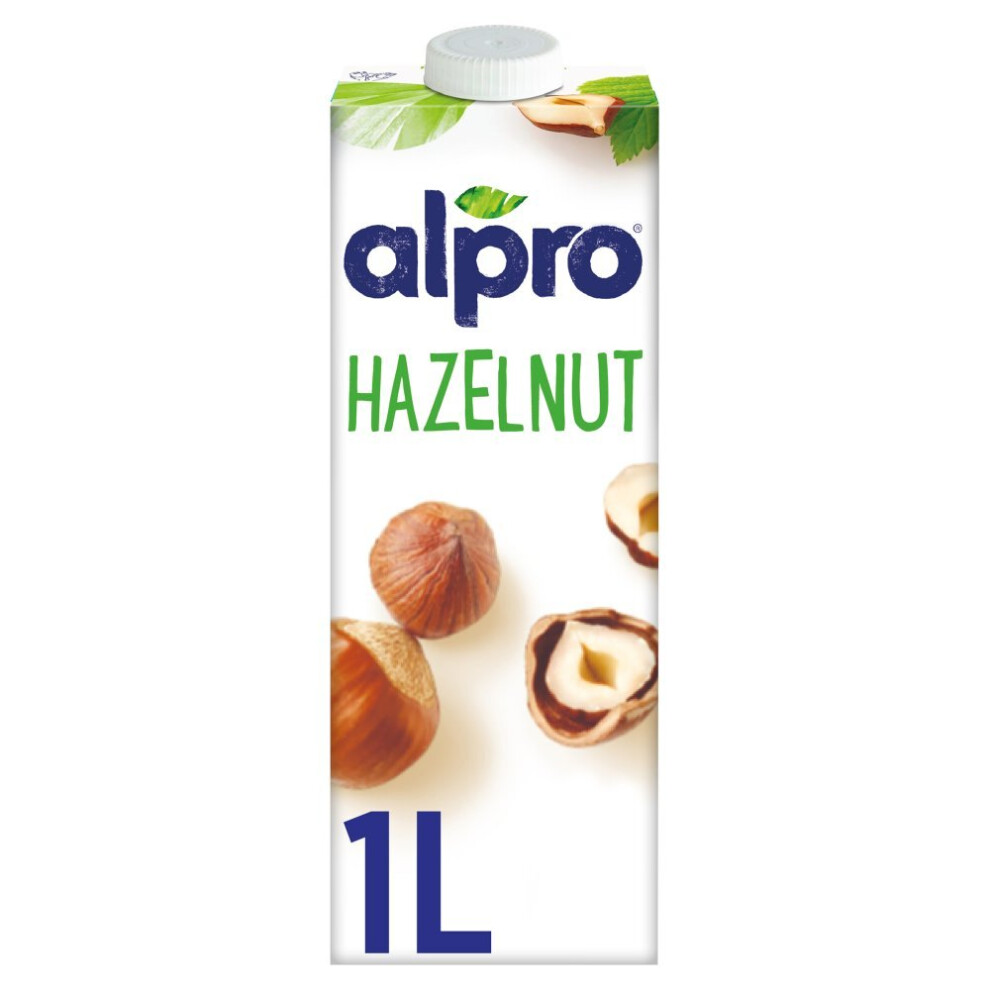 Alpro Hazelnut Long Life Drink 1L (Pack of 8)